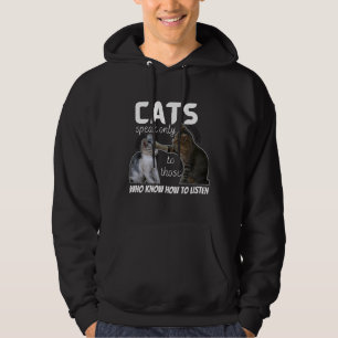 4 cute cats for cats lovers hoodie