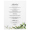 4 Days Wedding Itinerary Elegant Greenery