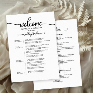 4 Days Wedding Weekend Itinerary Chic Timeline