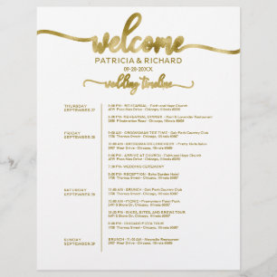 4 Days Wedding Weekend Itinerary Chic Timeline