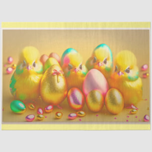4 Easter Chicken Collection Tissue Paper