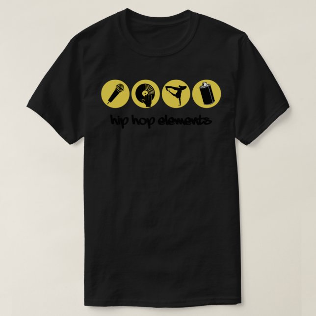 4 Elements of Hip Hop Classic T-Shirt (Design Front)