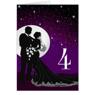 4 Enchanted Evening Moonlit Wedding Place Card