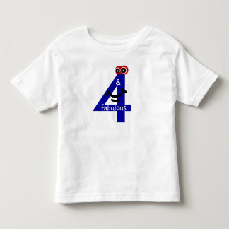 4 & fabulous! toddler T-Shirt