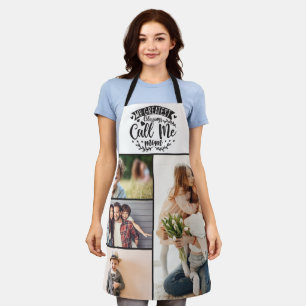 4 family photo collage mum keepsake mothers day apron