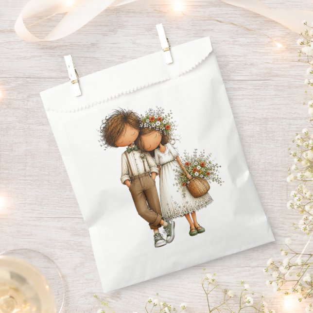 #4  Forever Love  Favour Bags (Clipped)