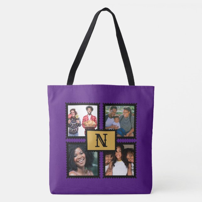 4-Framed Monogram Tote (Front)
