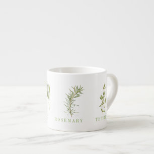 4 FRESH HERBS Espresso Cup