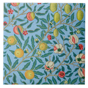 4 fruits painting tile