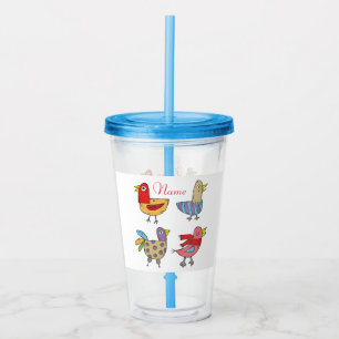 4 Funny Birds Thunder_Cove Acrylic Tumbler