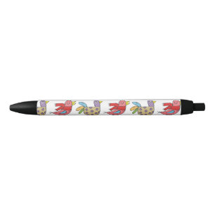 4 Funny Birds Thunder_Cove Black Ink Pen