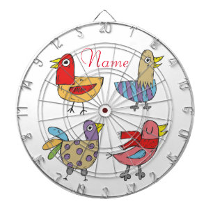 4 Funny Birds Thunder_Cove  Dartboard