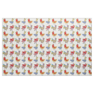 4 Funny Birds Thunder_Cove Fabric
