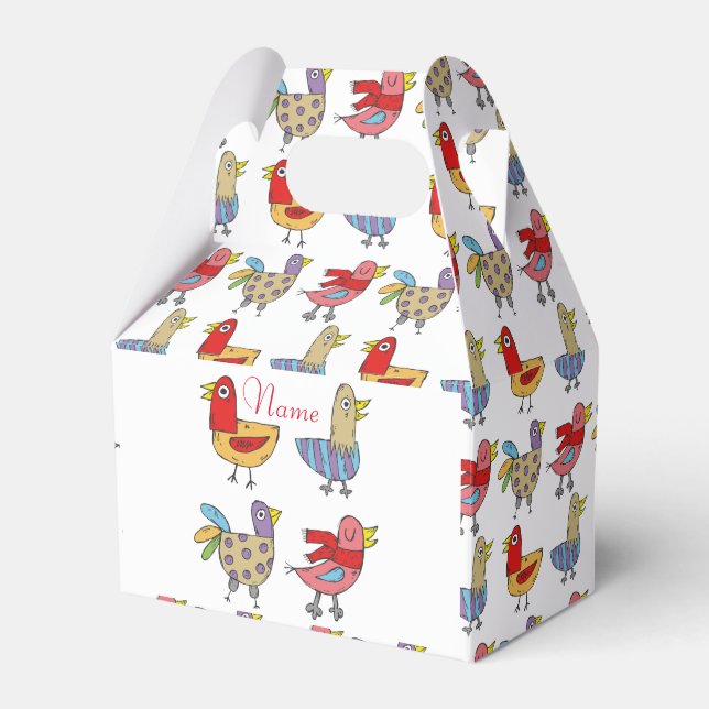 4 Funny Birds Thunder_Cove Favour Box (Front Side)