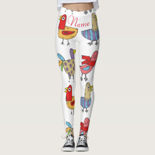 4 Funny Birds Thunder_Cove  Leggings