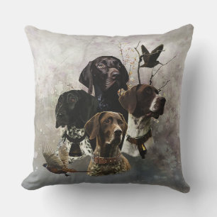4 German Shorthaired Pointer Colours  Cushion