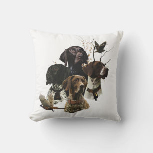 4 German Shorthaired Pointer Colours  Cushion