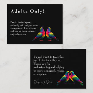🌈 4 Grown-Ups Doves of Promise Enclosure Card