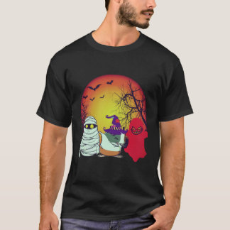 4 Guinea Pig Halloween Pumpki T-Shirt