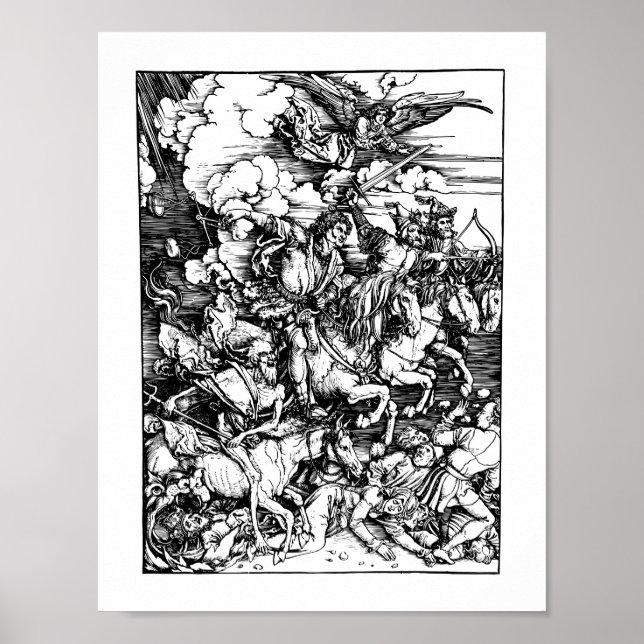 4 Horsemen of the Apocalypse Poster (Front)