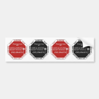 4 in 1 Fake Alarm System Sticker for your car!