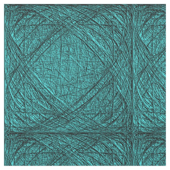 4 inch Quilt Squares Deep Teal Cotton Fabric (Close Up)