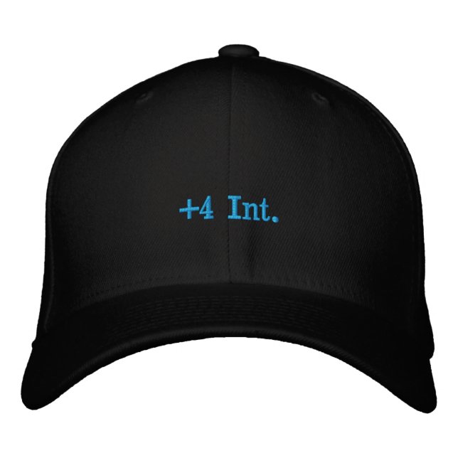 +4 Int. Embroidered Hat (Front)