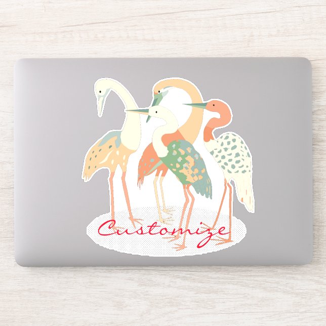 4 Japanese Cranes Thunder_Cove (Computer)