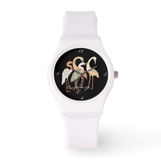 4 Japanese Cranes Thunder_Cove Watch (Front)