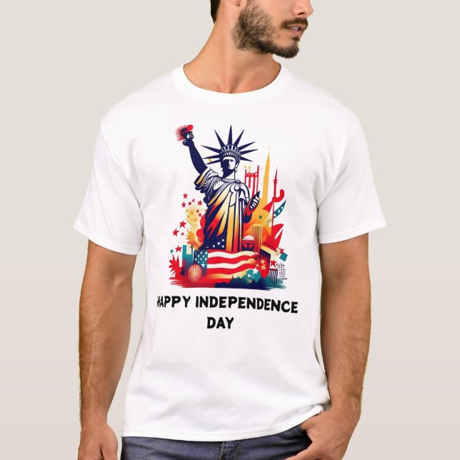 4 july independence day T-Shirt (Front)