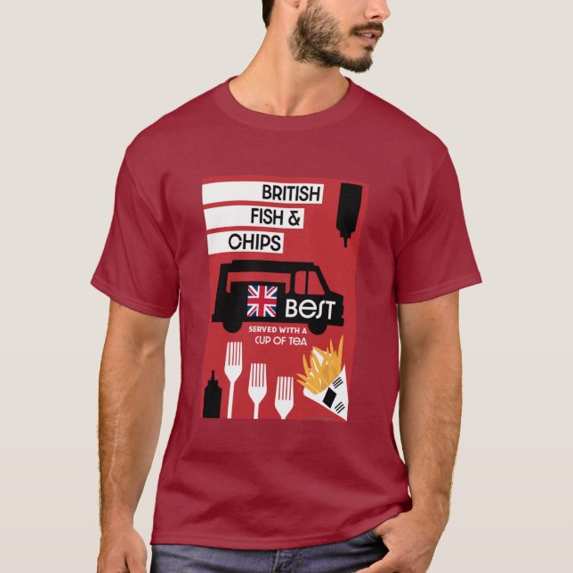 4 June — Fish and Chip Day T-Shirt (Front)