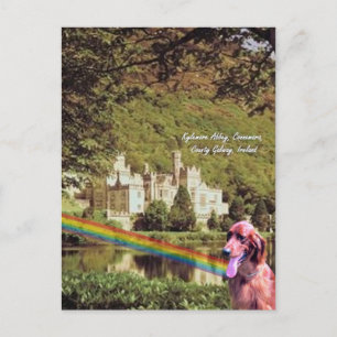 4. Kylemore Abbey Ireland - Design #2 Postcard
