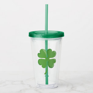 4 Leaf Clover Acrylic Tumbler