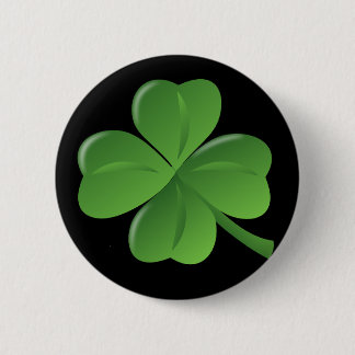 4 Leaf Clover Black Irish Pin