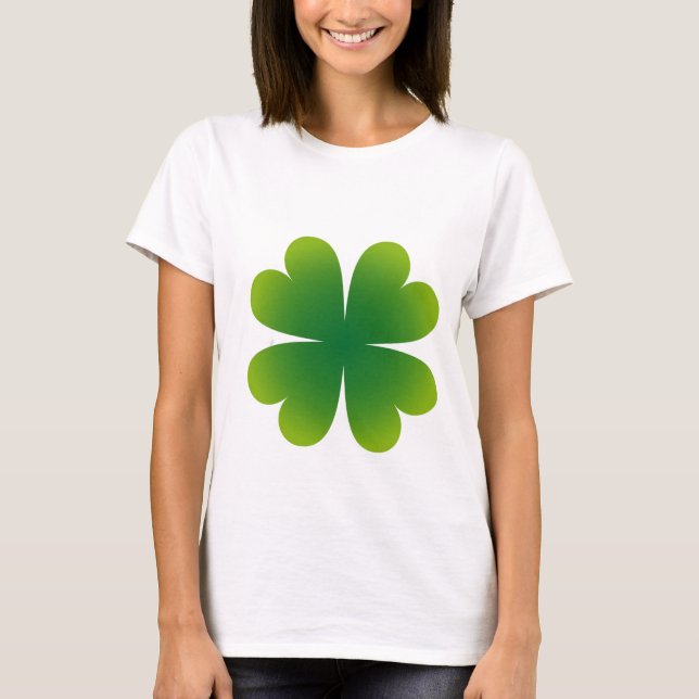 4 Leaf Clover Hearts Shirt (Front)