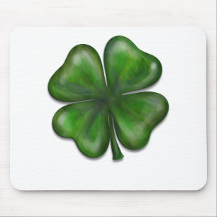 4 leaf clover mouse mat