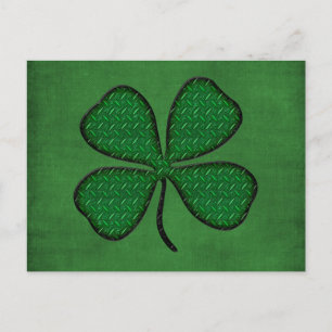 4 leaf clover postcard