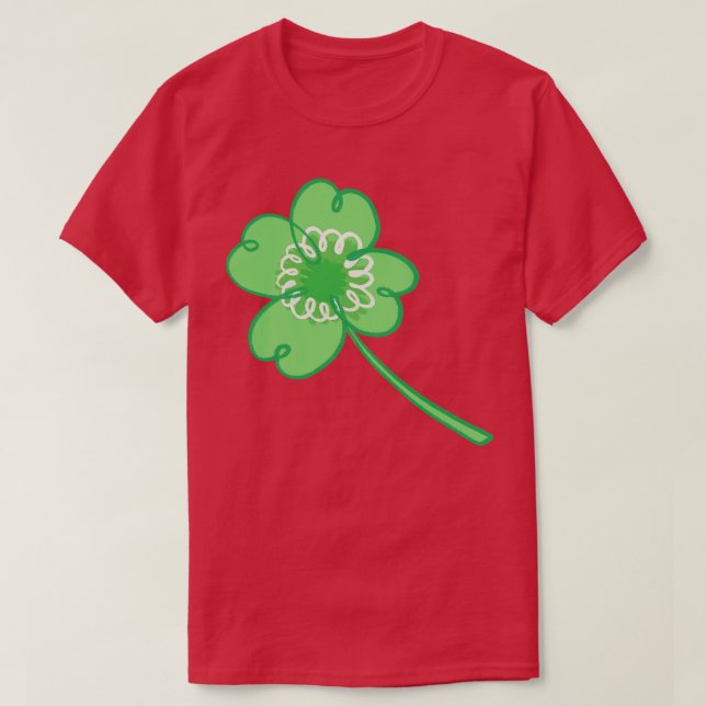 4 leaf clover T-Shirt (Design Front)