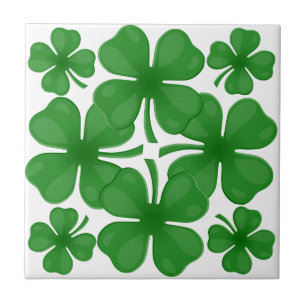 4 leaf clover tile