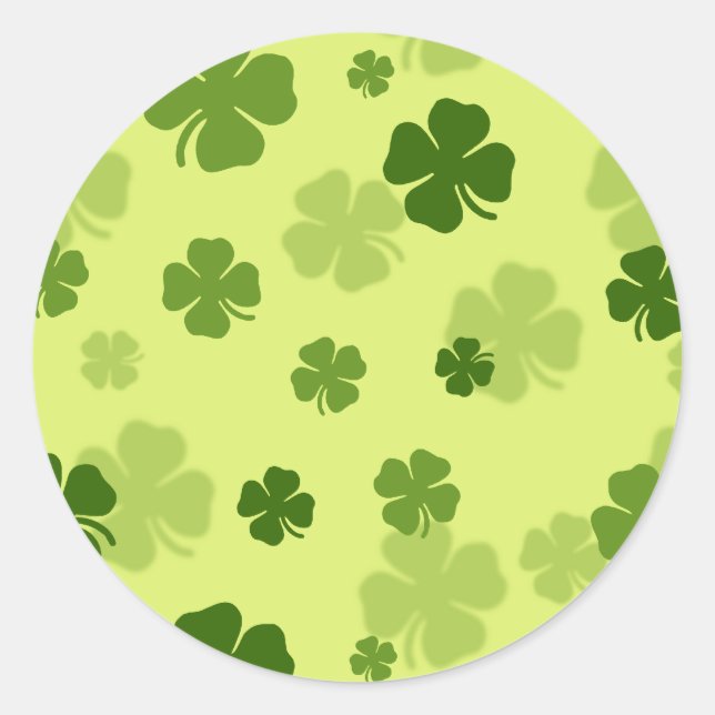 4 Leaf Clovers Sticker (Front)