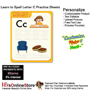 4 Learn To Spell Letter C Teacher Home Schooling
