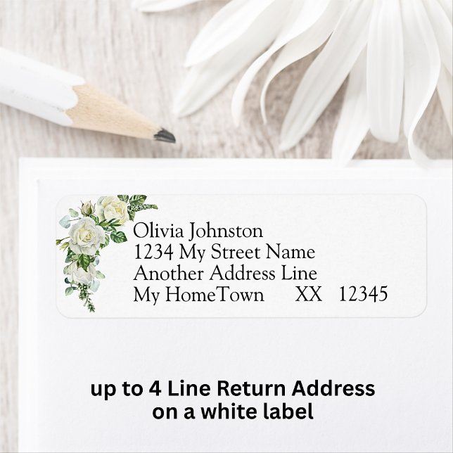 4 Line Return Address on white  (Creator Uploaded)