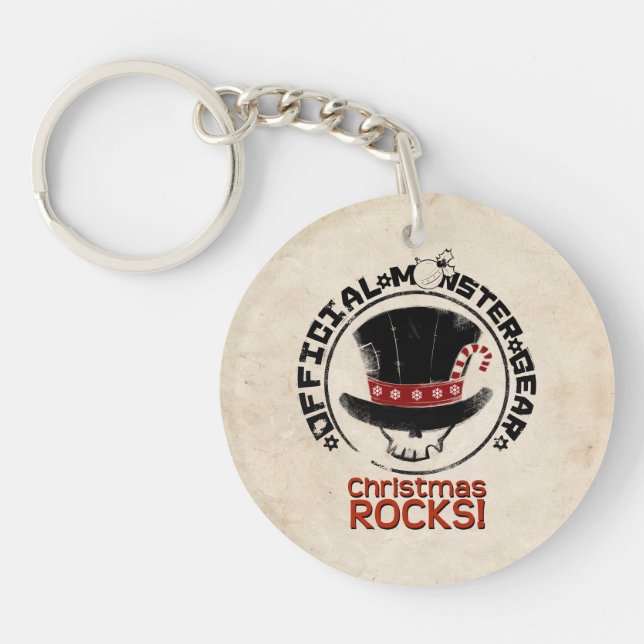 4 Little Monsters - Andy Holiday Key Ring (Front)