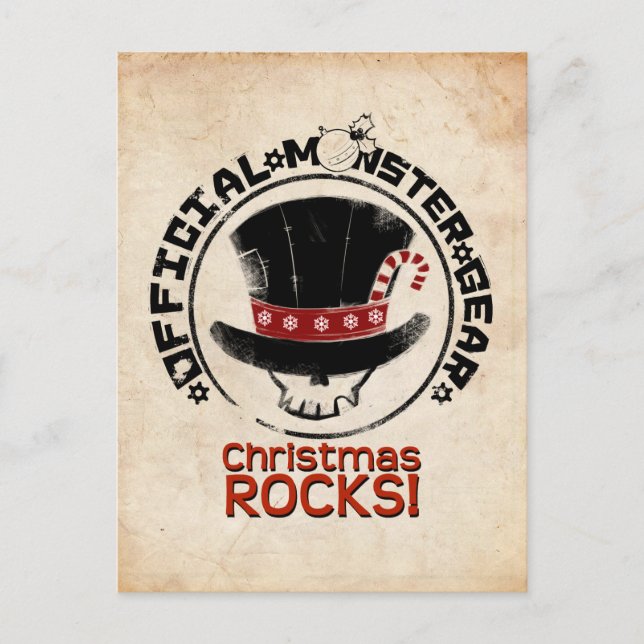 4 Little Monsters - Andy Holiday Postcard (Front)