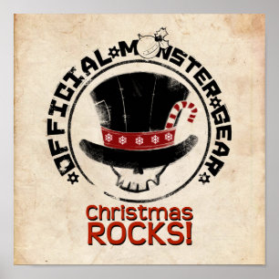 4 Little Monsters - Andy Holiday Poster