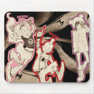 4 Little Monsters - Group Mouse Mat