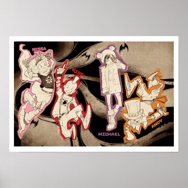 4 Little Monsters - Group Poster (Front)