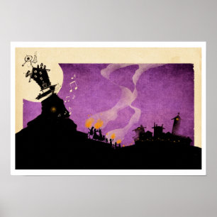 4 Little Monsters - Halloween Night Poster