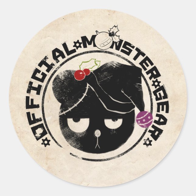 4 Little Monsters - Michael Holiday Logo Classic Round Sticker (Front)