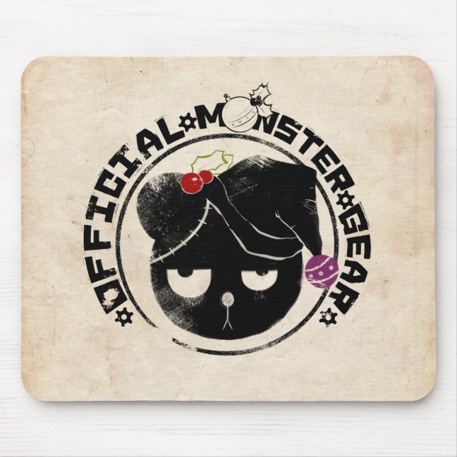 4 Little Monsters - Michael Holiday Logo Mouse Mat (Front)